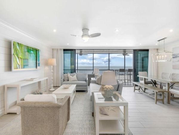 Sanibel Island Three Bedroom Beach Condo Gulf-Front